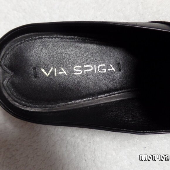 Via Spiga Leather Mules Size 8.5 Excellent Condition - Picture 6 of 12